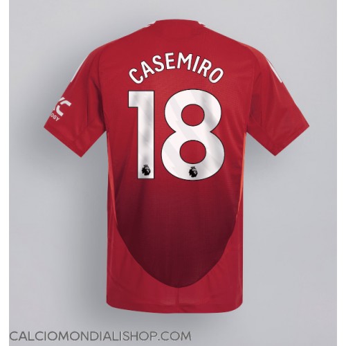 Maglie da calcio Manchester United Casemiro #18 Prima Maglia 2024-25 Manica Corta